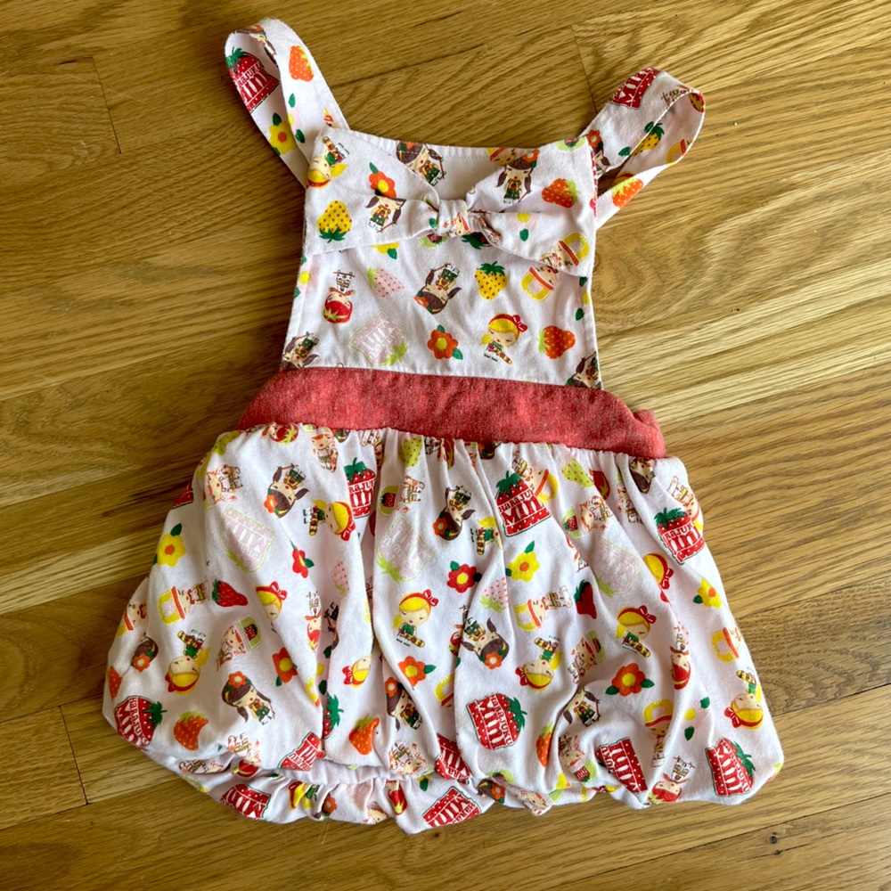 RARE! Harajuku Mini x Target kawaii print bubble skirt overall dress 4T 3T